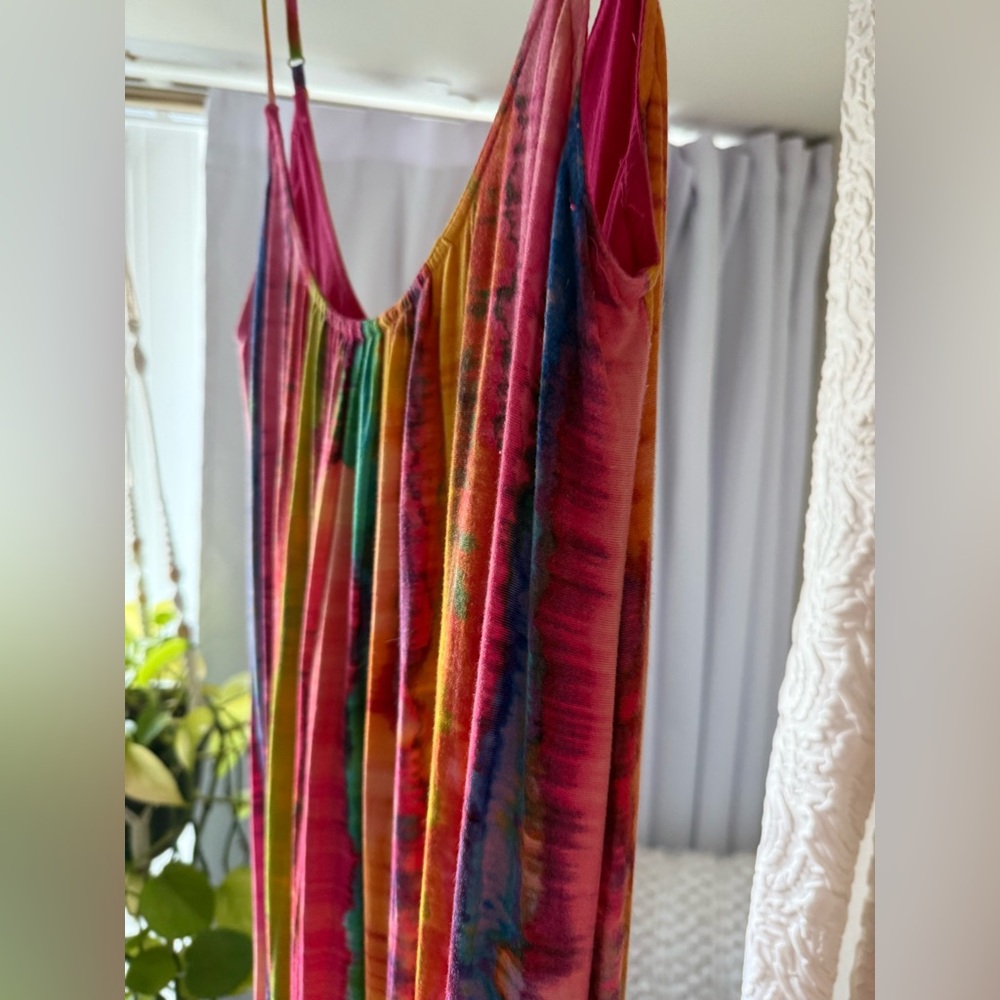 Felicity & Coco Vibrant Tye dye rainbow Dress